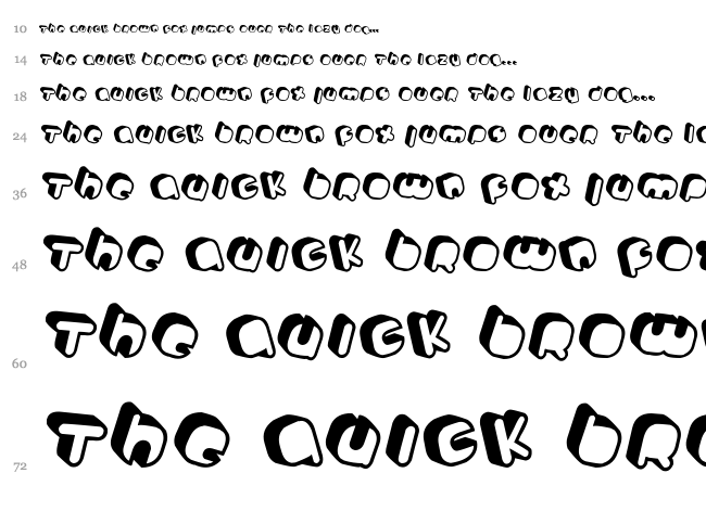 Johanneke font waterfall